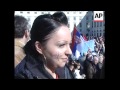 wrap serbs demonstrate in brussels the hague adds vienna protest