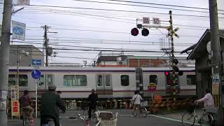 00624　南海電鉄石津川8号踏切　南海本線石津川駅と諏訪ノ森駅の間の踏切