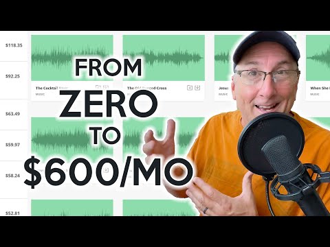 Monthly Income from Stock Music Licensing | How I Went From Zero to $600/Month