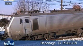 Collision entre deux trains de fret (Indre-et-Loire)