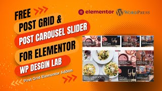 Free Post Grid and Post Carousel Slider for Elementor