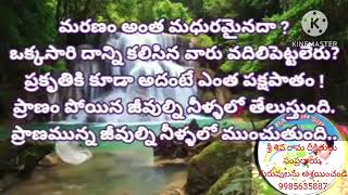 Jivitha Satyalu, జీవిత సత్యం, ఆచల గురు సిద్ధాంతం, ఆచరించే సత్యం, జీవిత పరమార్ధం