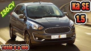 Teste 0 a 100 Ford Ka SE 1.5 {+} Bônus Polo TSi