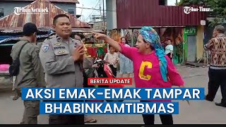 Viral Emak-emak di Makassar Tampar dan Tinju Polisi Berpakaian Dinas
