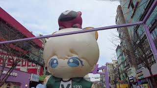 [4k] 이대역에서 신촌역까지... Walking in Sinchon, Seoul Korea