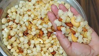 मार्केट जैसी साबूदाना नमकीन बनाने का सबसे आसान तरीकाcrispy sabudana namkeen/Navratri special recipes