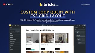 Bricks Builder - Custom Loop Query with CSS Grid | Tutorials