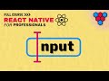 User Input Text in React Native // TextInput component