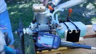 Saito FA-120S On Cool Power MV 4 Stroke