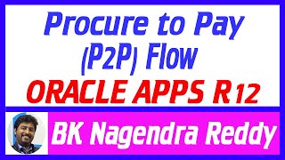 Procure to Pay (P2P Flow) in Oracle Apps R12 || Nagendra Reddy BK