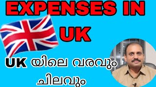 UK cost of Living 🇬🇧 / Ukയിലെ  വരവും ചിലവും