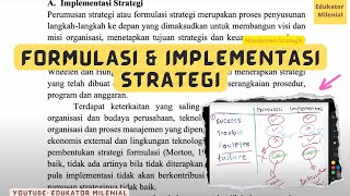 Formulasi dan Implementasi Strategi