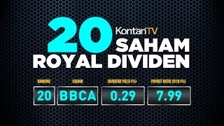 20 Saham Royal Dividen