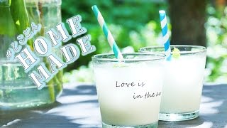 ３つの材料でつくる、さわやかなカルピス風ソーダ：How to make calpis soda - #とことんHOME MADE -