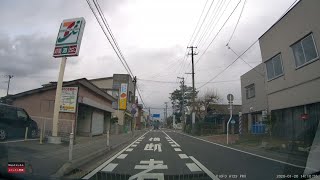 山形県鶴岡市家中新町【4Ｋ車載動画】20200120