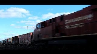 CP 8781 meeting CP 9601 at Bolton, ONT [Nov 8, 2015]