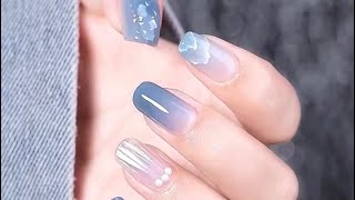 簡單海洋風美甲 🌊 nail art