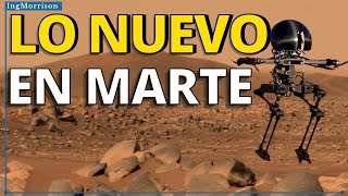 EXPLORACION ESPACIAL en PLANETA MARTE LEONARDO el ROBOT BÍPEDO de Caltech en el CRÁTER MARTE