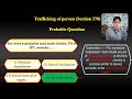 trafficking of person section 370 to 374 of ipc lecture series on judicial exam ipc part 89.