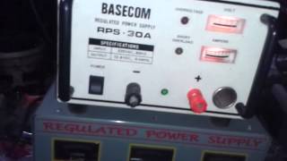 4F1KJA Restored BASECOM and Steady Volt Regulated Power Supply