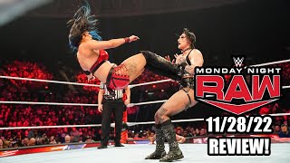 WWE RAW 11/28/22 Review! Rhea Ripley vs. Michin Mia Yim Results! #shorts