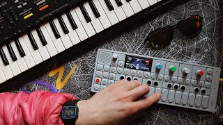 OP-1 and the YAMAHA PSS-390 love 80's SYNTH WAVE!!