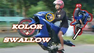 How to wheelie YZF R15V3 || Tutorial wheelie berdiri yamaha r15v3 || freestyle motor