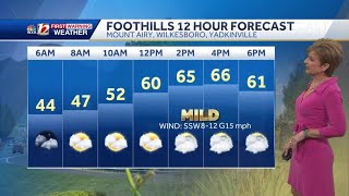 WATCH: Clouds and wind increase, still mild