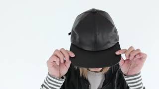 Sisii ｜UNISEX｜品格のある大人の着こなしをわざと崩すシティーユースの超軽もっちりレザーキャップ