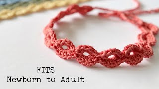 Summer Breeze Crochet Hair band Tutorial - Great for Beginners and Craft Fairs!