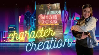 Meet Ash! NEON ROAD Character Creation