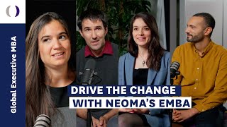 NEOMA's Global Executive MBA is a life-changing experience: Discover how with our 4 participants