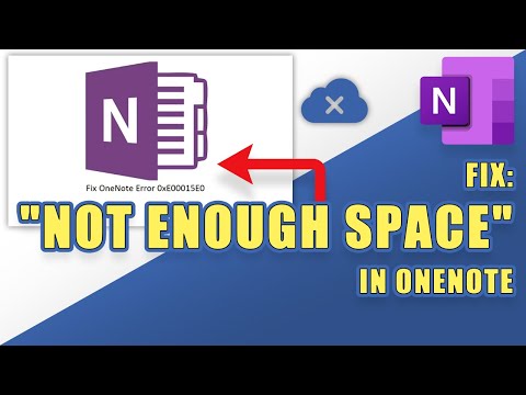 OneNote – FIX: “Not Enough Space” Sync Error