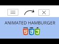 How to Create a Animated Hamburger For Menu | HTML, CSS, JavaScript | Web Cifar 2020