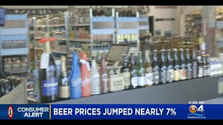 Inflation On Tap: Beer Prices Up Nearly 7%