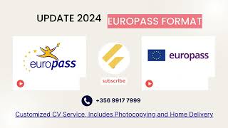 How To Create Europass Cv New Europass Cv Format 2024 Europass Cv