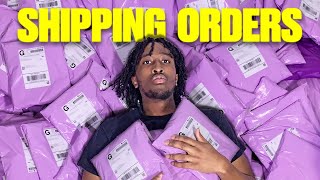 SHIPPING 200+ ORDERS FOR MY CLOTHING BRAND