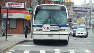 MTA NYCT Bus: 1998 Nova-RTS B62 Bus #9452 at Jackson Ave/11th St-Pulaski Bridge