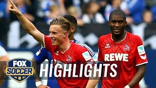 Gerhardt doubles Koln's lead against Schalke - 2015–16 Bundesliga Highlights