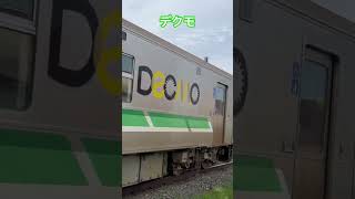 デクモ　#鉄道 #hokkaidou #jr北海道 #shorts #short #decmo #h100 #h100形 #踏切