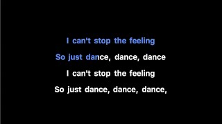 Justin Timberlake - CAN'T STOP THE FEELING! Karaoke