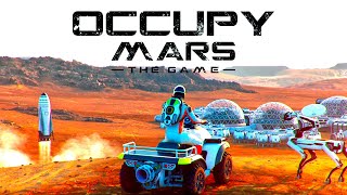 Survive Build To Colonize Mars | Occupy Mars The Game Gameplay | First Look