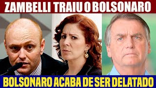 BOLSONARO ACABA DE SER DELATADO🤡😮BOLSONARO AFIRMA QUE CARLA ZAMBELLI O TRAIU