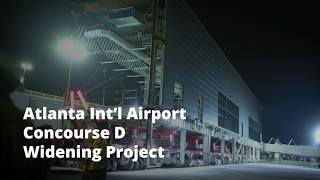 ATL International Airport | Concourse D Widening | Holder Construction