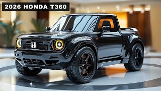 The 2026 Honda T360 – A Stunning New Look for a Classic Compact Truck!