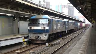 [4K]EF210-165牽引EF210-5次位無動5085レ名古屋通過(20230614) Freight #5085 w/Deadheading EL Passing Nagoya