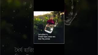 ধৈর্য হারিয়ো না, নিশ্চয়ই আল্লাহ তোমার জন্য উত্তম কিছু রেখেছে! #bukharihadees