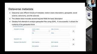 Geospatial Data (Dataverse Community Meeting 2020)