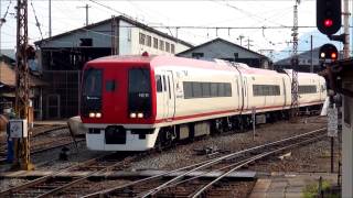 特急車使用！長野電鉄2100系(スノーモンキー)普通列車。(須坂駅4番線入線･MH有り他)