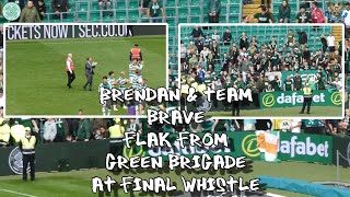 Brendan Rodgers & Team Brave Flak From Green Brigade at Full-Time - Celtic 0 - St Johnstone 0